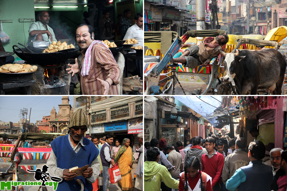 Exploring the streets of Varanasi, India