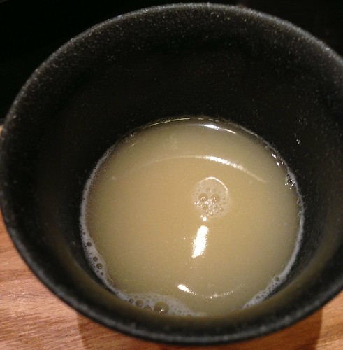 First taste of the collagen soup