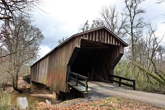 red oak creek covered bridge meriwether county georgia