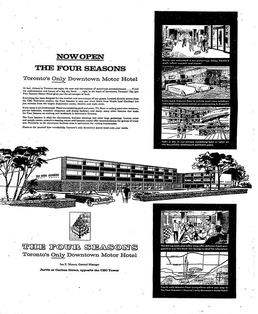 Vintage Ad #2,201: Toronto's Only Downtown Motor Hotel