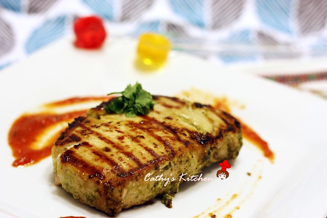 碳烤澄汁香菜豬排 Grilled Pork Chop with Cilantro 8
