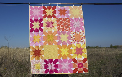 Cheer Circle of do. Good Stitches January 2013 Starburst Cross Quilt