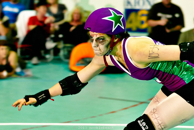 the life of a roller girl is always intense!