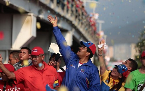 Venezuelan Interim President Nicolas Maduro is campaigning for elections on April 14, 2013. He is aiming to continue the revolutionary legacy of the late President Hugo Chavez Frias. by Pan-African News Wire File Photos
