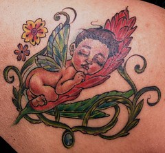 Siri made this cute little #fairy baby. Thanks for looking!  SLC Ink Tattoo 1150 South Main Street Salt Lake City, Utah (801) 596-2061 slcinktattoo@gmail.com www.slctattoos.com   #slc #tattoo #slcink #utahtattoo #utahtattoos #saltlaketattoo #slctattooarti