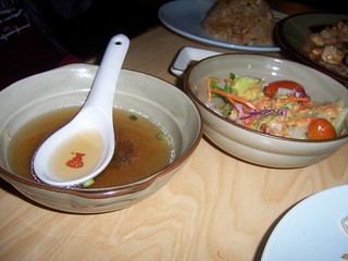 Mushroom Soup & Salad