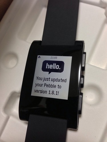 Pebble, updated to 1.8.1