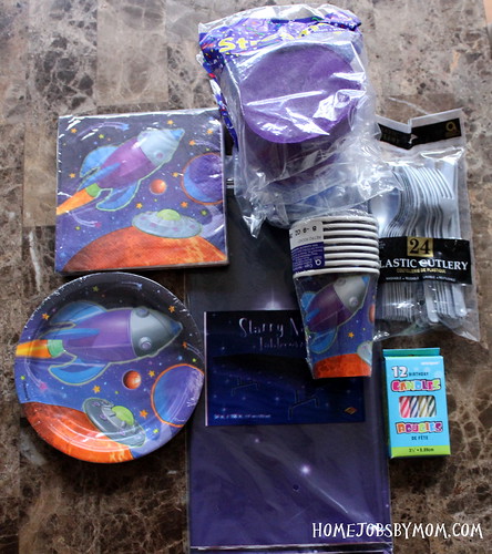 outer space birthday party supplies