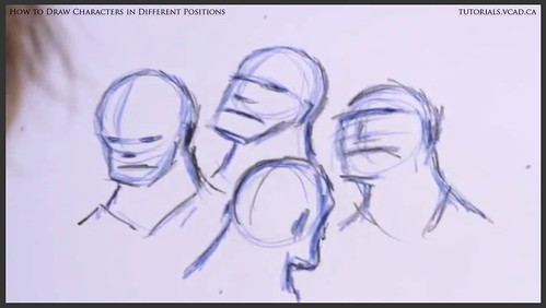 learn how to draw characters in different positions 011