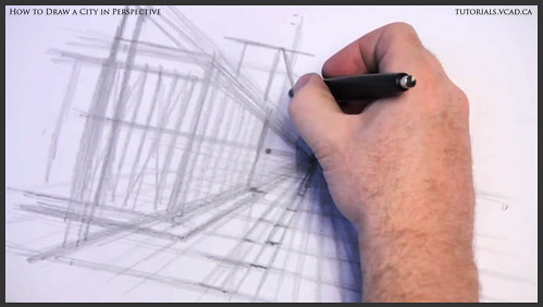 learn how to draw city buildings in perspective 006