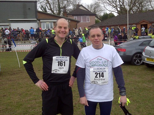 Andrew completes Wimslow Half Marathon