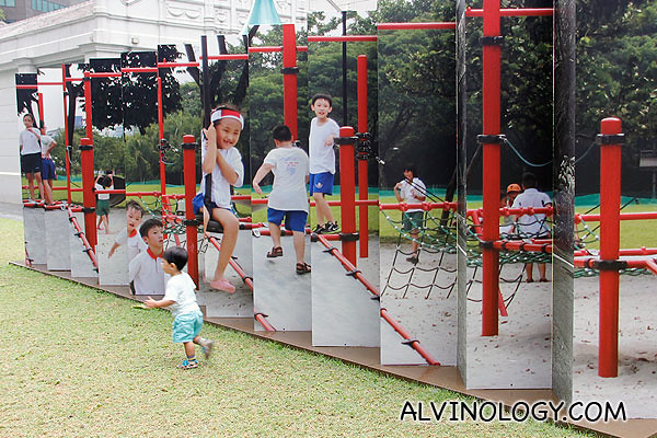 The playground in Singapore today which Asher is familiar with 