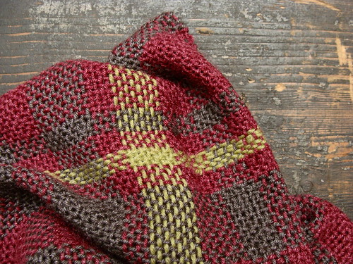 first woven scarf