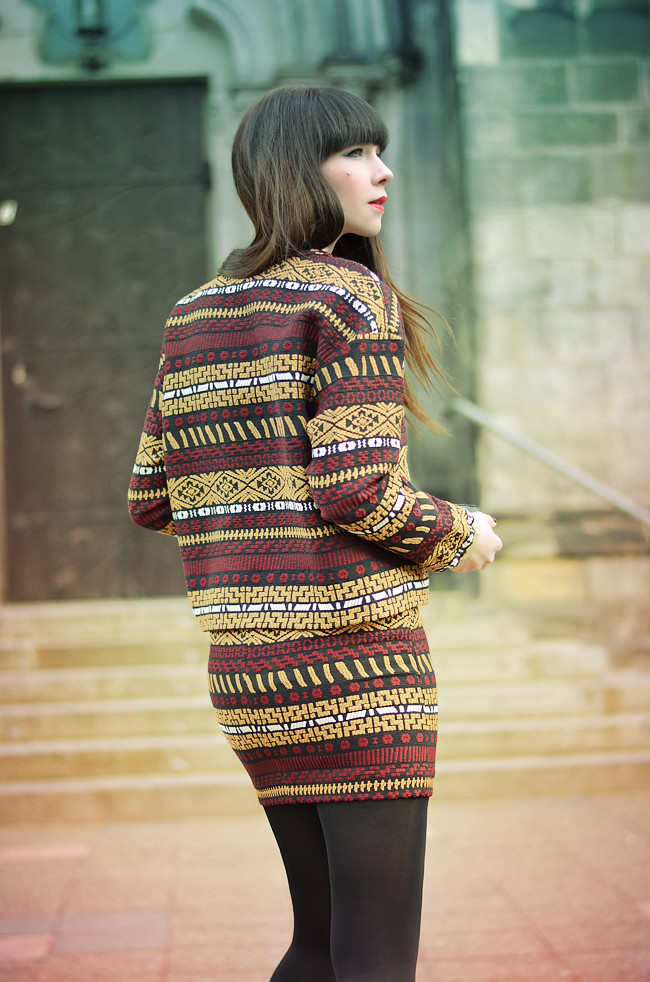 Zara aztec pattern outfit CATS & DOGS Blog 9