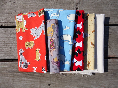 Fabrics for a dog dish mat