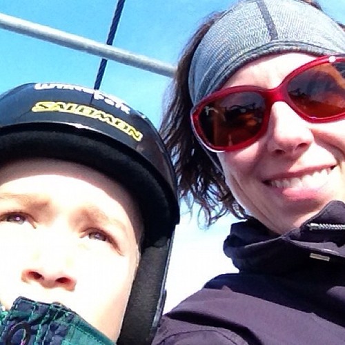 Kamden, "hates skiing."  Reminds me if me when I learned as a kid. I owe my parents big time.