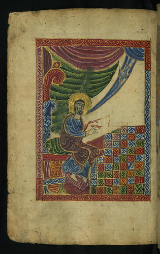 Gospel Book, Evangelist portrait of St. Luke, Walters Manuscript W.540, fol. 125v by Walters Art Museum Illuminated Manuscripts