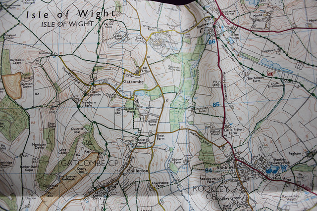 Mapa OL29 Isle of Wight