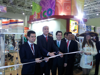 Inauguración de pabellón nacional de México en Feria Prodexpo 2013 en Moscú
