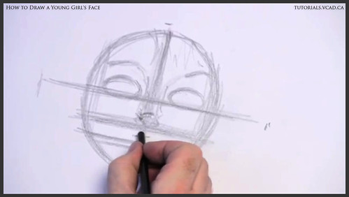 learn how to draw a young girls face 004