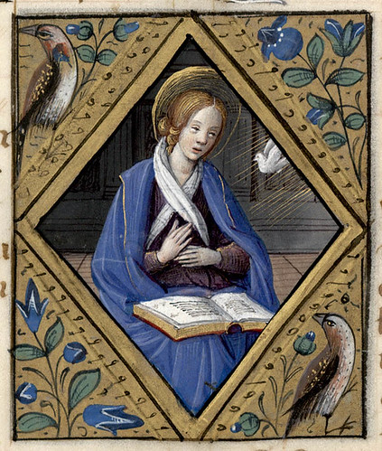 029-14v-detalle-Thott 541 4 ° Liber horarum –Francia 1500- The Royal Library