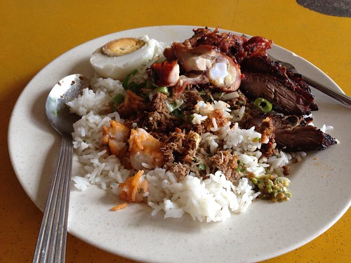 Nasi Kerabu Ayam & beef