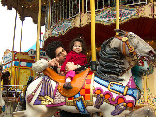 Scarlett on the Carousel