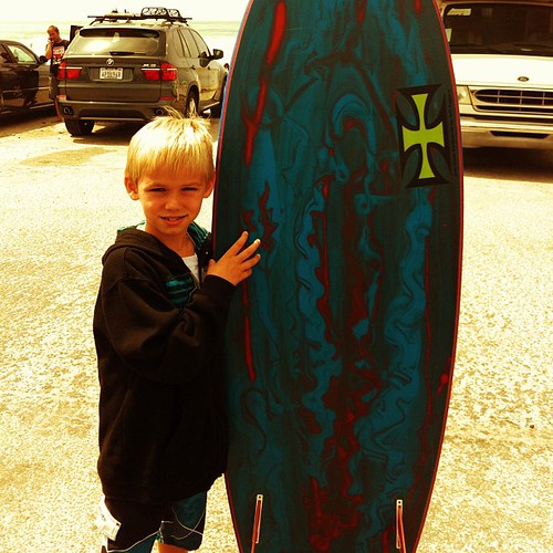 Somebody got their #first #board @ironcrosssurfboards