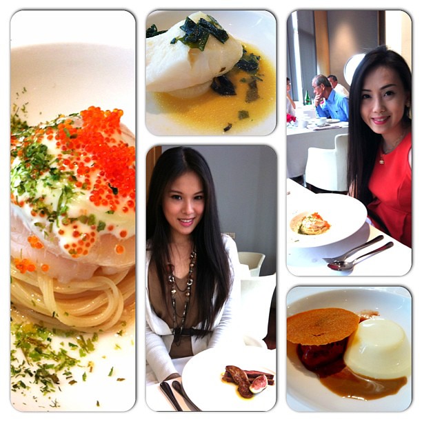 Lunching with my pretty Gf in Sage. #finedining #lunch #sage #gardens #midvalley #food #foodcoma #foodporn #foodspotting #scallop #dessert #sinful #sweet #sweettooth #seafood #cod #foiegras #duck #pasta #maincourse #entree #appetizer