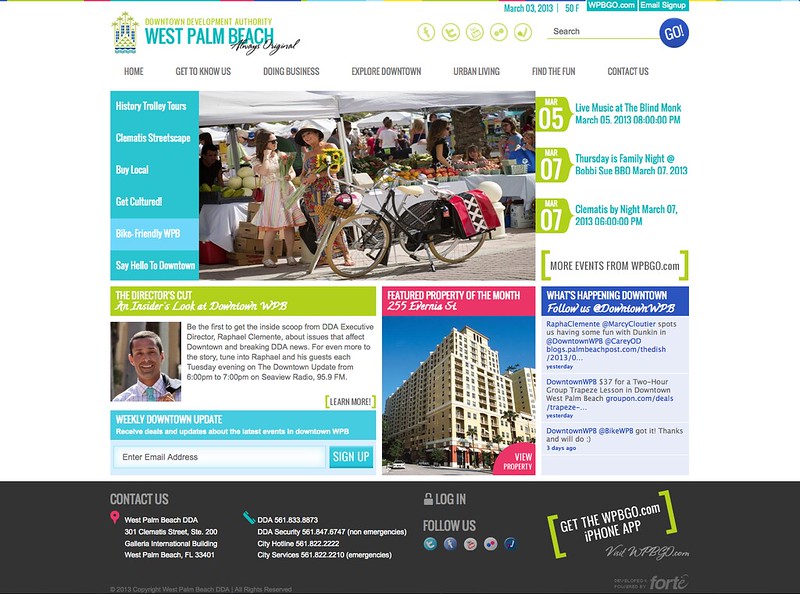 West Palm Beach Downtown Development Authority Page Shout out