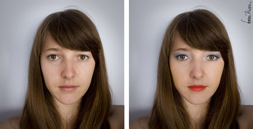 Maquillaje digital. Antes y después