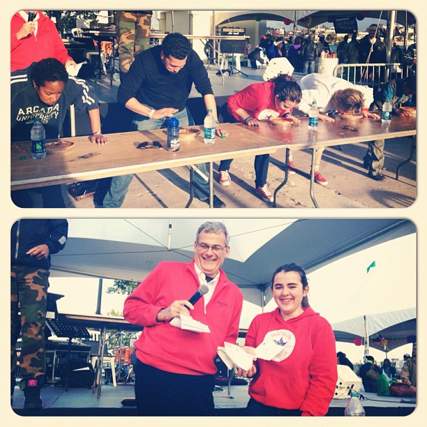 Pie eating competition #cityfoodfestival #citylife #lifeinevents