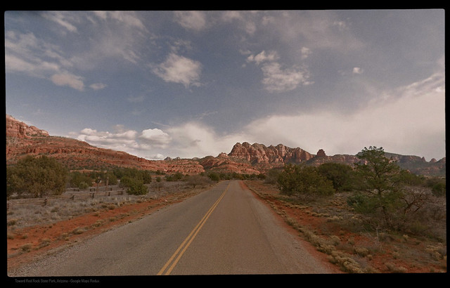 Toward Red Rock State Park, Sedona, Arizona - Google Maps Redux