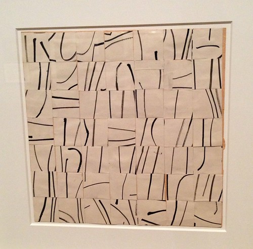 Ellsworth Kelly, Brushstrokes Cut Into 44 Squares and Arranged by Chance, 1951