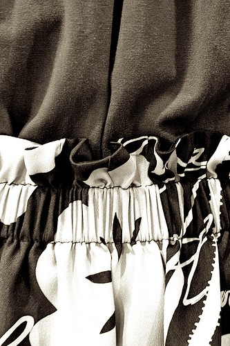 Simple skirt in silk by Prairie NY