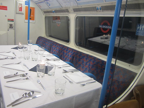 Underground Carriage set for dining