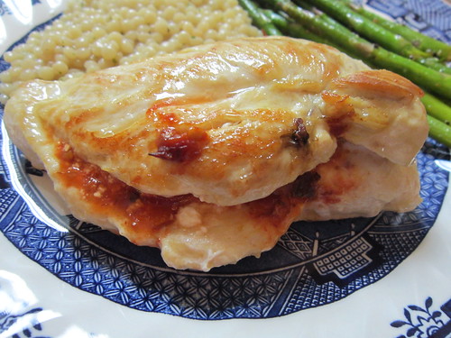 Chipotle Goat Cheese Stuffed Chicken