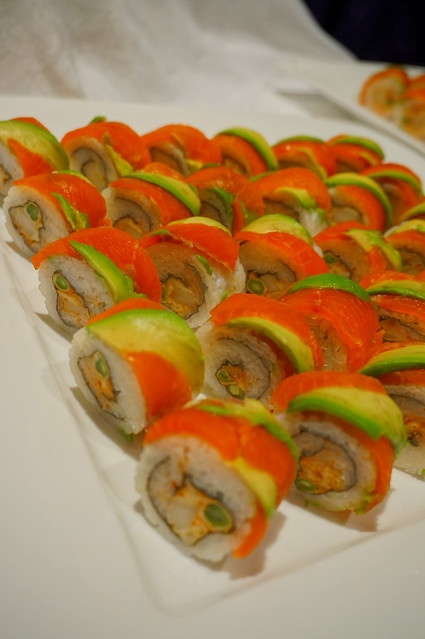 Whistler aurora sushi rolls