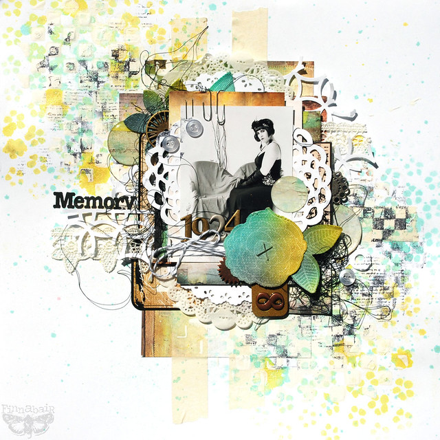 Memory - 7 DS, Sizzix and Prima