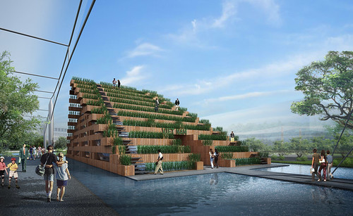 Pavilion of dream terraces by H&P architects