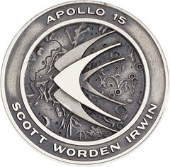 Lot 40086 Apollo 15 medal obverse