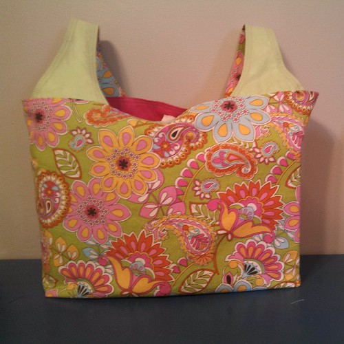 Spring reusable shopping bag