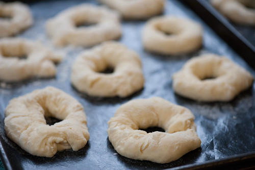 Doughnuts before the fry