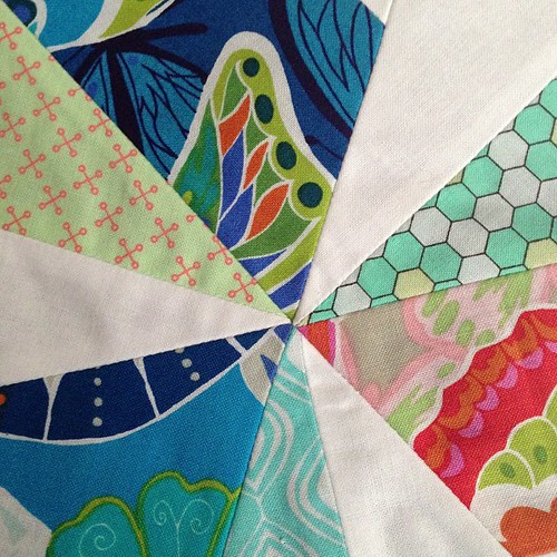 Happy not to be losing many point in this quilt top! #bloombloompow