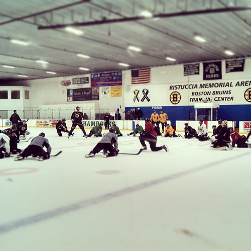 Bruins practice #bruins #becauseitsthecup