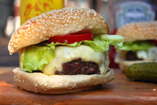 Cheeseburger ~ how to grind meat to make your own