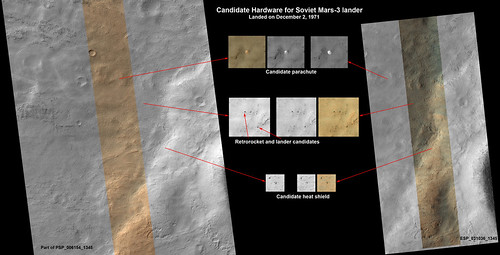 Mars 3 lander by NASA MRO