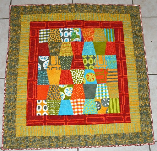 A Stitch in Color Tumbler Quilt