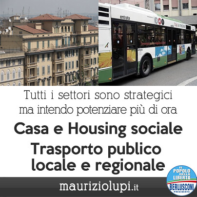 Potenziare Casa Housing Sociale e Trasporto Pubblico Locale
