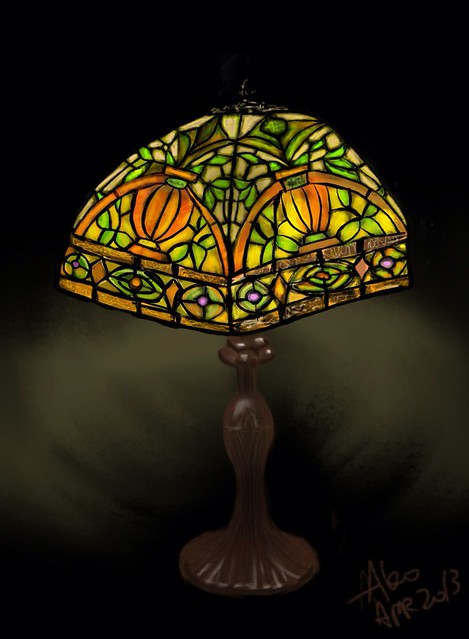 "tiffany lamp" iPad Art by Ako Lamble